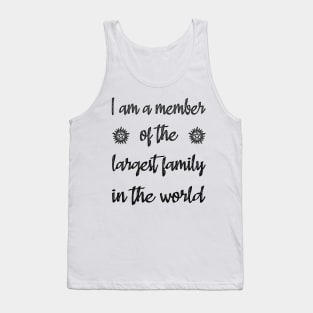 SPN - FAMILY BLACK Tank Top